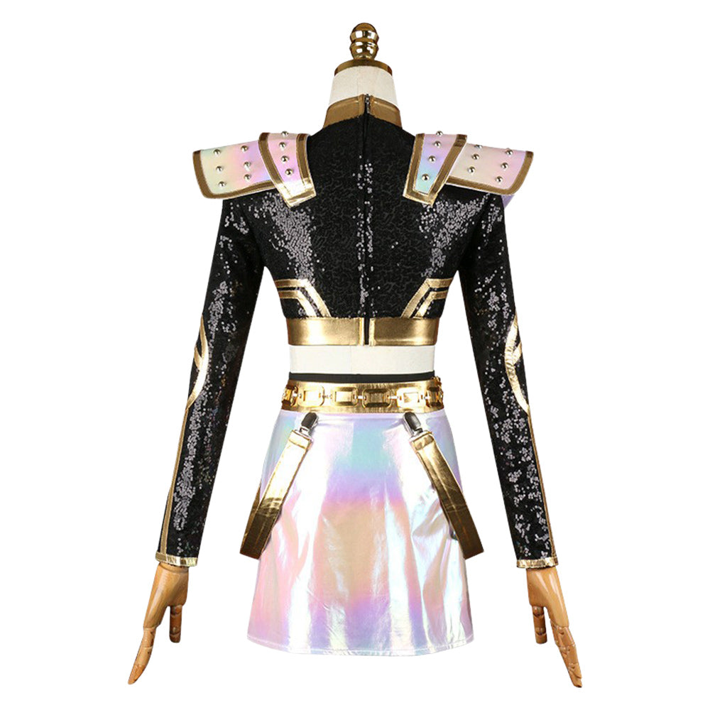 Zoey Golden Kostüm KPop Demon Hunters Girls Group HUNTR/XZoey Cosplay Outfits