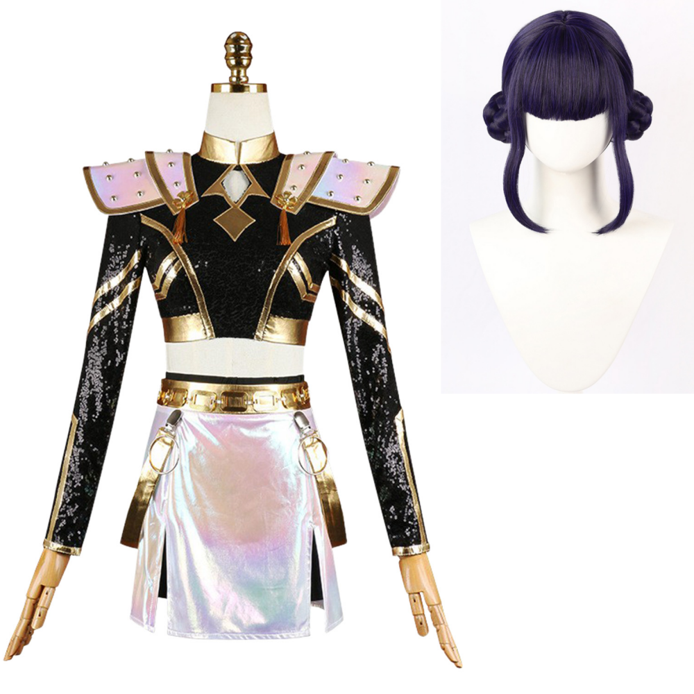Zoey Golden Kostüm KPop Demon Hunters Girls Group HUNTR/XZoey Cosplay Outfits