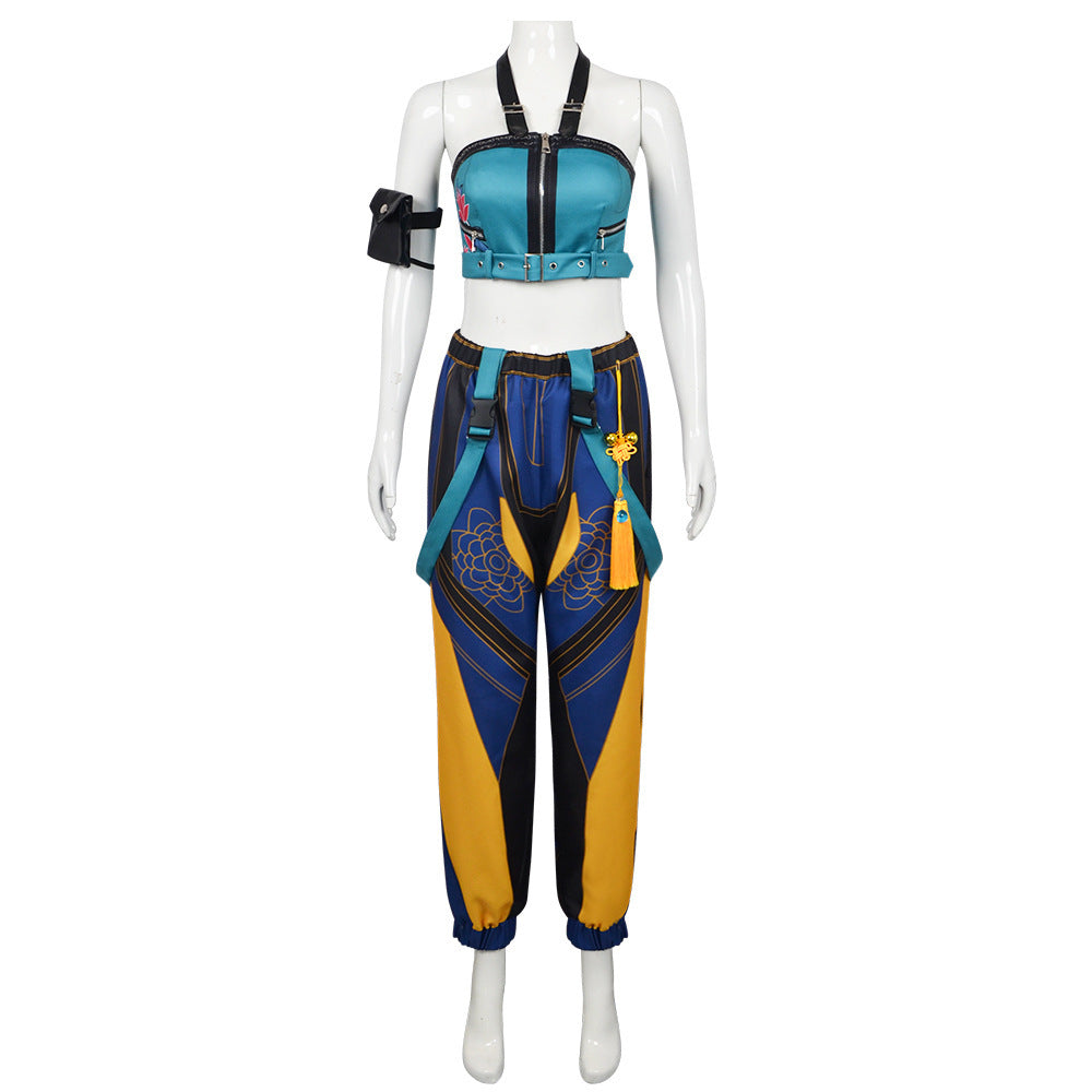 Zoey Kostüm KPop Demon Hunters HUNTRIX Zoey Cosplay Outfits