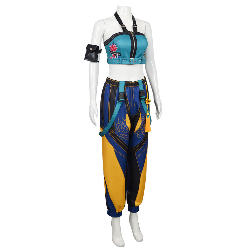Zoey Kostüm KPop Demon Hunters HUNTRIX Zoey Cosplay Outfits
