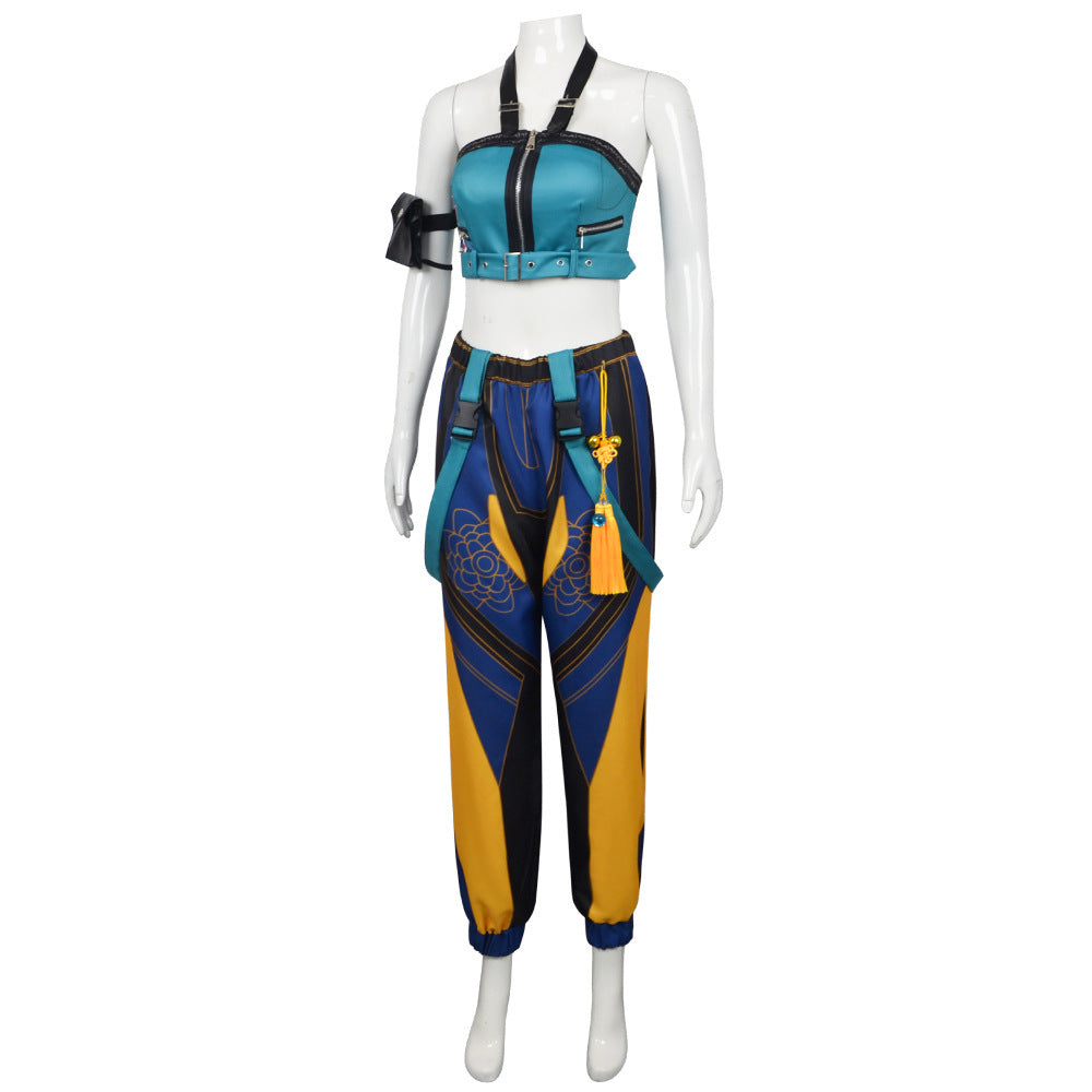 Zoey Kostüm KPop Demon Hunters HUNTRIX Zoey Cosplay Outfits