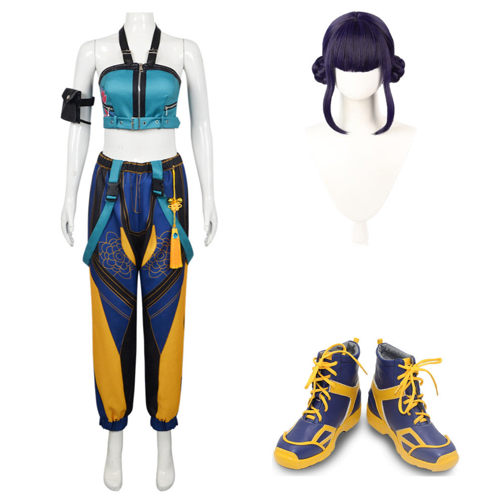 Zoey Kostüm KPop Demon Hunters HUNTRIX Zoey Cosplay Outfits