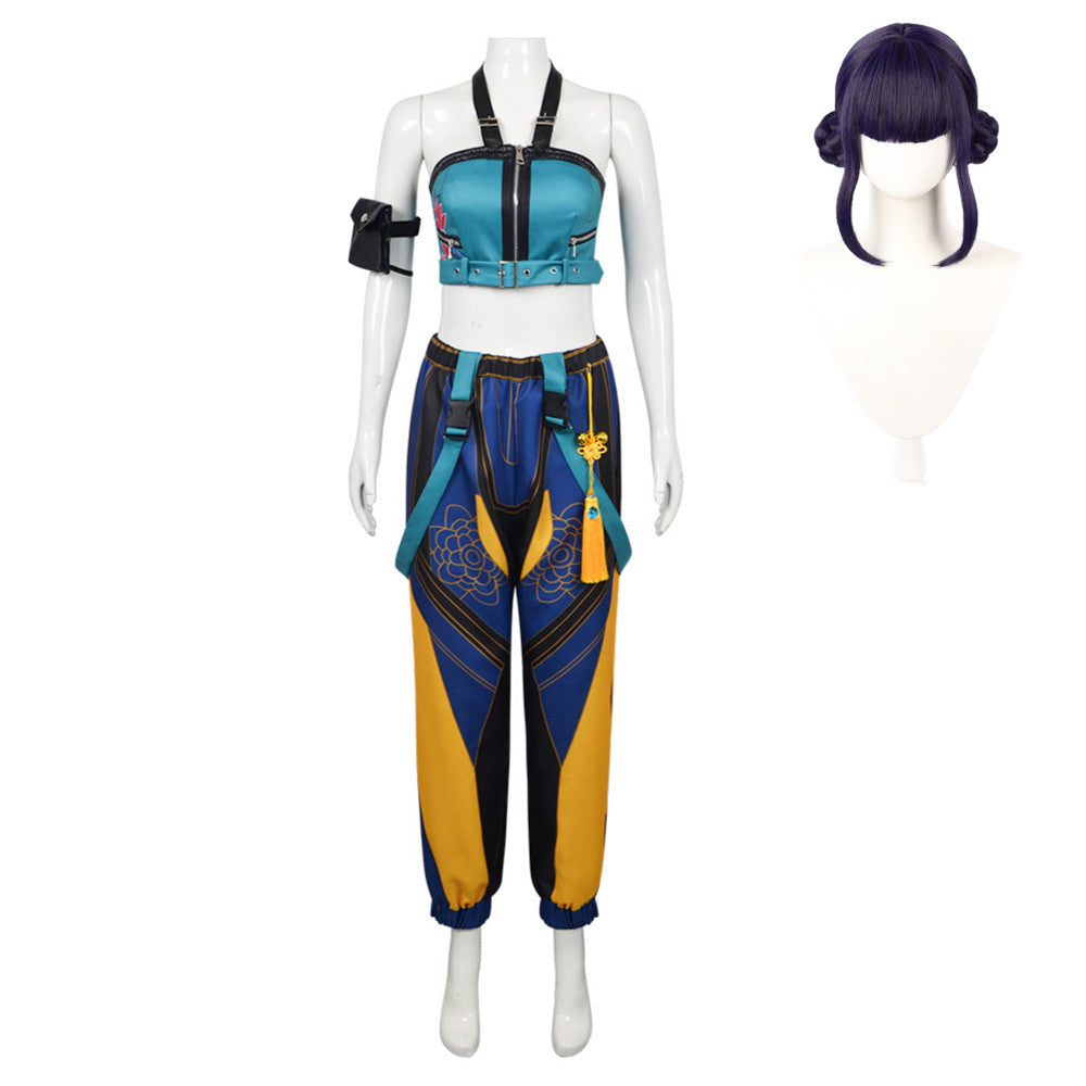 Zoey Kostüm KPop Demon Hunters HUNTRIX Zoey Cosplay Outfits
