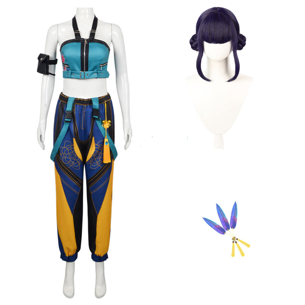 Zoey Kostüm KPop Demon Hunters HUNTRIX Zoey Cosplay Outfits
