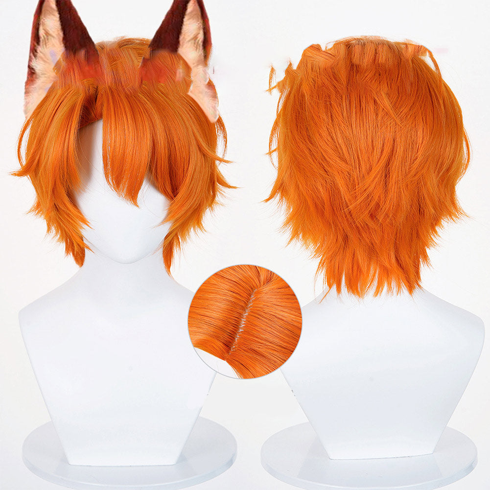 Zoomania Fuchs Nick Wilde Cosplay Perücke Orange