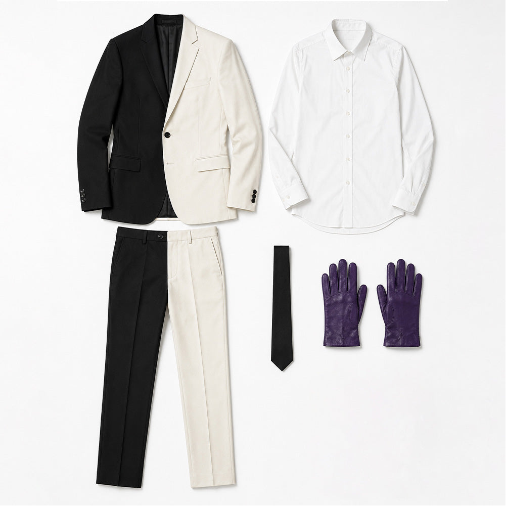 Absolute Two-Face Kostüm Set Anzug Absolute Batman Harvey Dent Cosplay Outfit