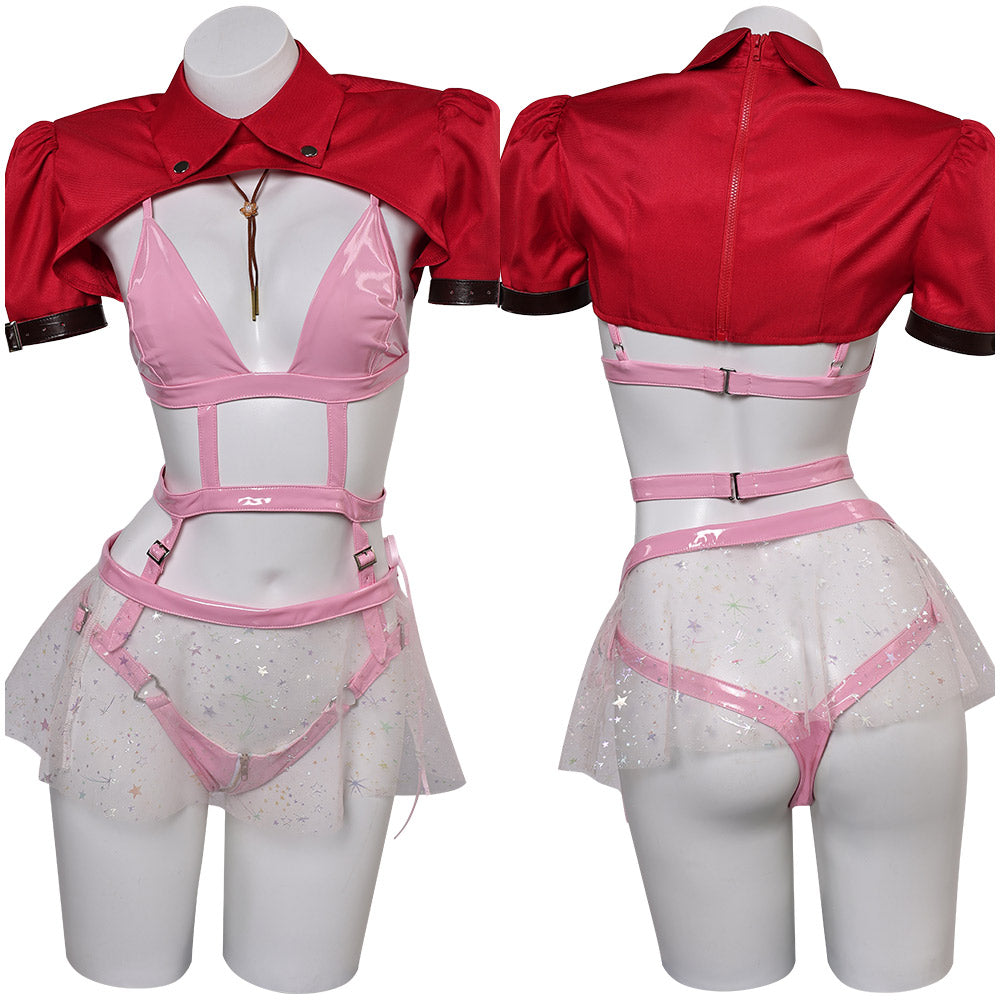 Aerith Gainsborough Damen Dessous-Set Final Fantasy Aerith Cosplay Outfits