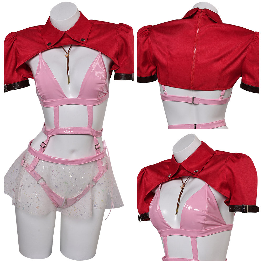 Aerith Gainsborough Damen Dessous-Set Final Fantasy Aerith Cosplay Outfits