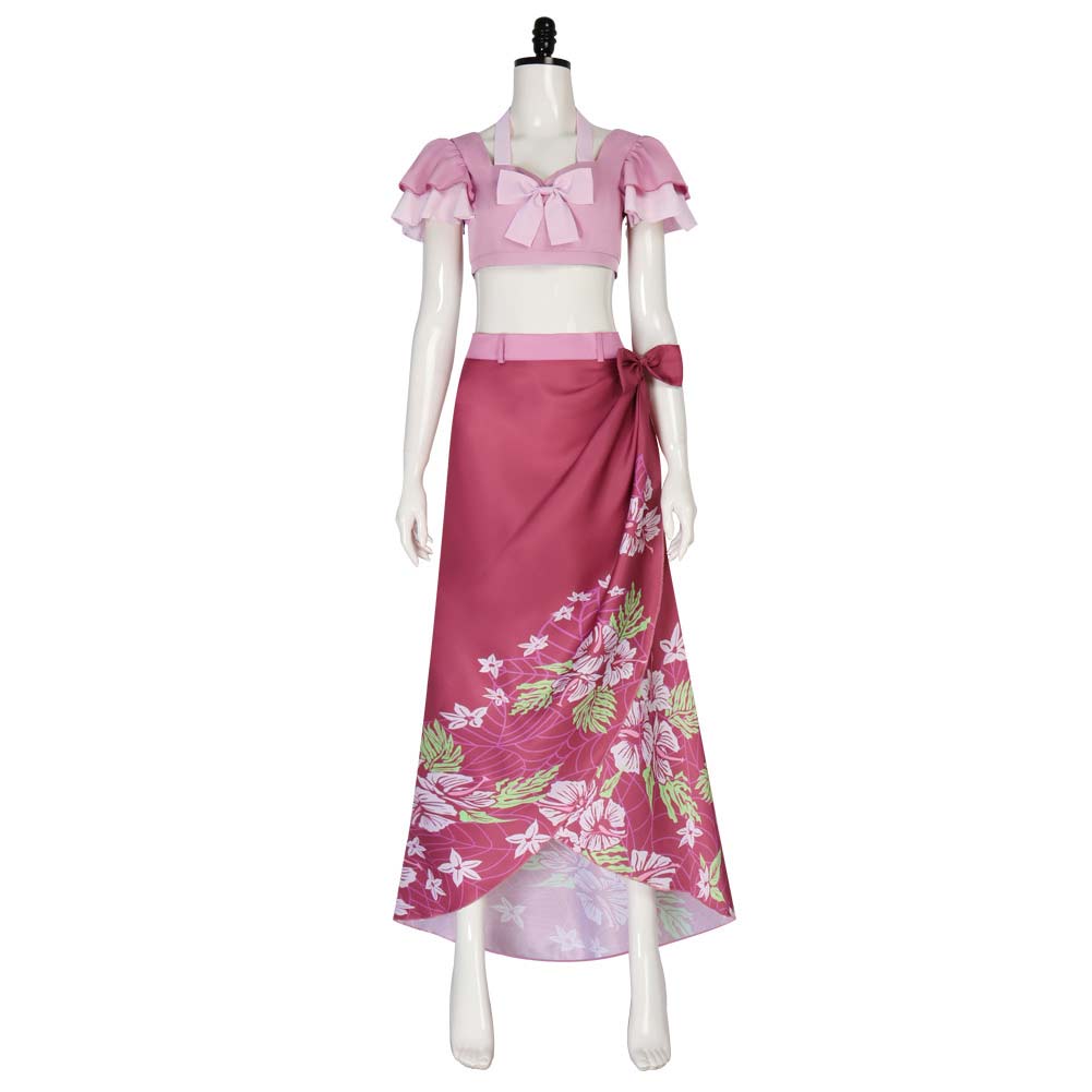 Aerith Gainsborough FINAL FANTASY rosa Sommer Bademode Cosplay Outfits