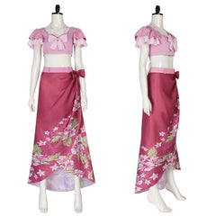 Aerith Gainsborough FINAL FANTASY rosa Sommer Bademode Cosplay Outfits