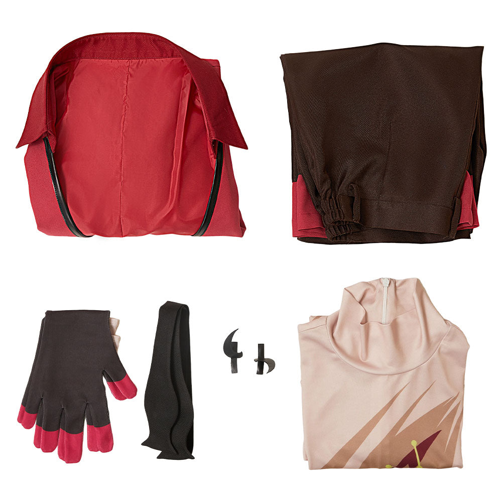 Alastor rot Kostüm Set Hazbin Hotel 2 The Radio Demon Alastor Cosplay Outfits