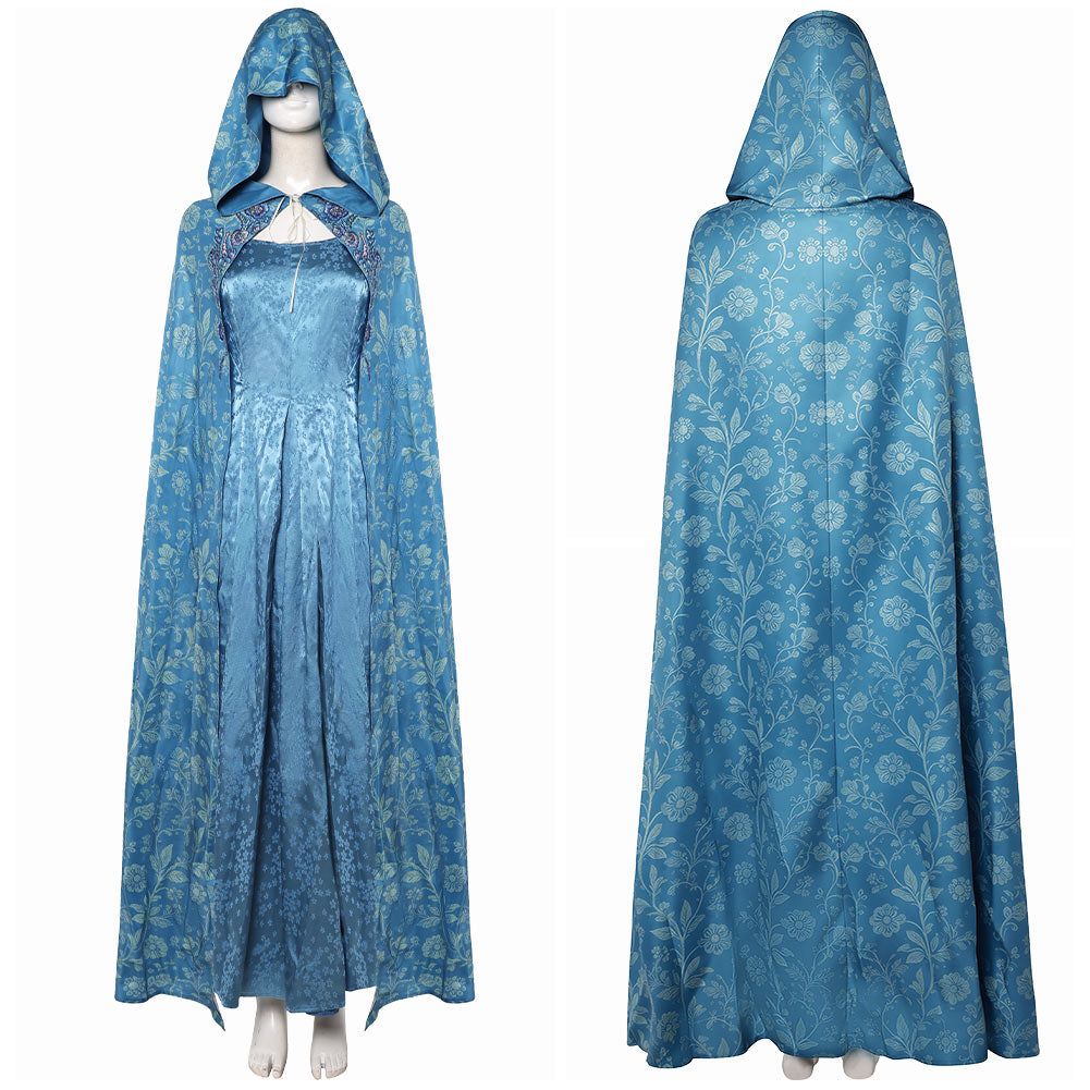 Alicent Hightower blau Kleid House of the Dragon Queen Alicent Cosplay Outfit
