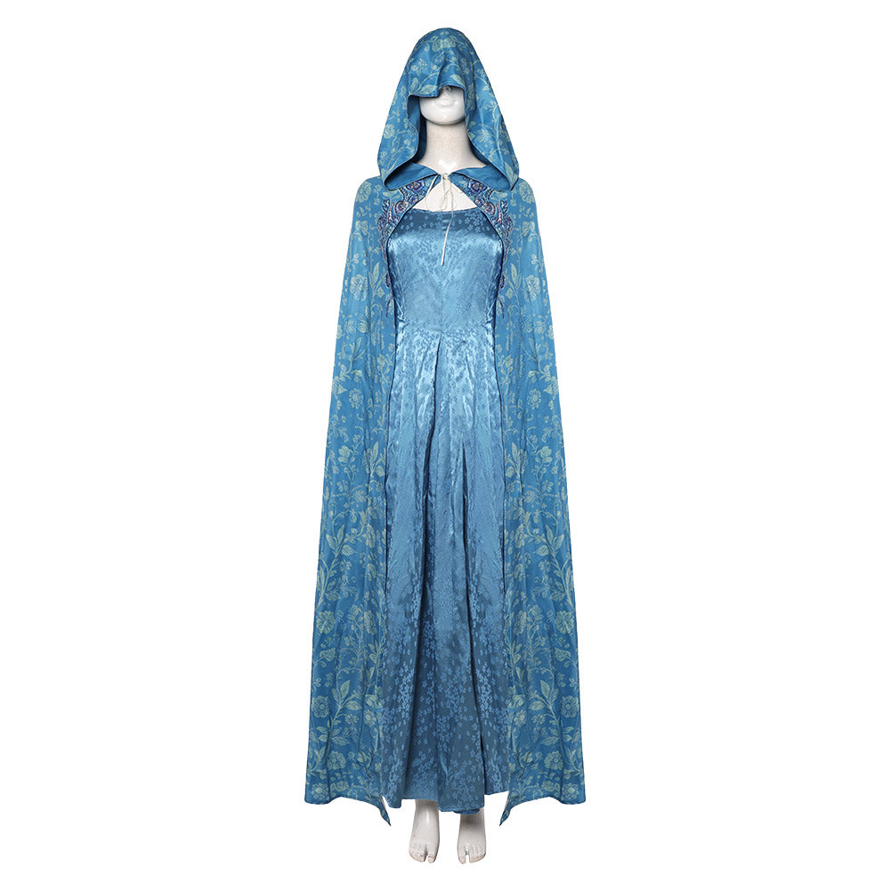 Alicent Hightower blau Kleid House of the Dragon Queen Alicent Cosplay Outfit