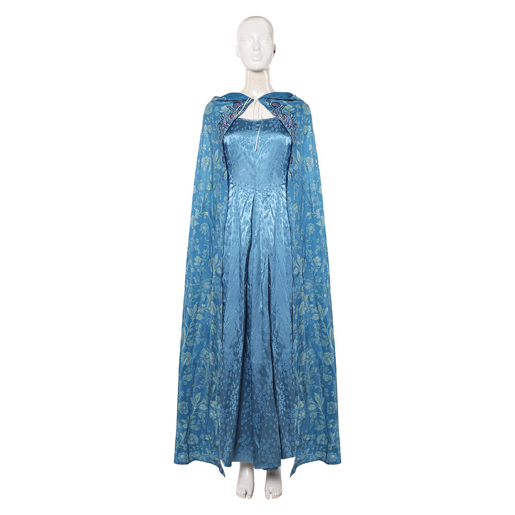 Alicent Hightower blau Kleid House of the Dragon Queen Alicent Cosplay Outfit
