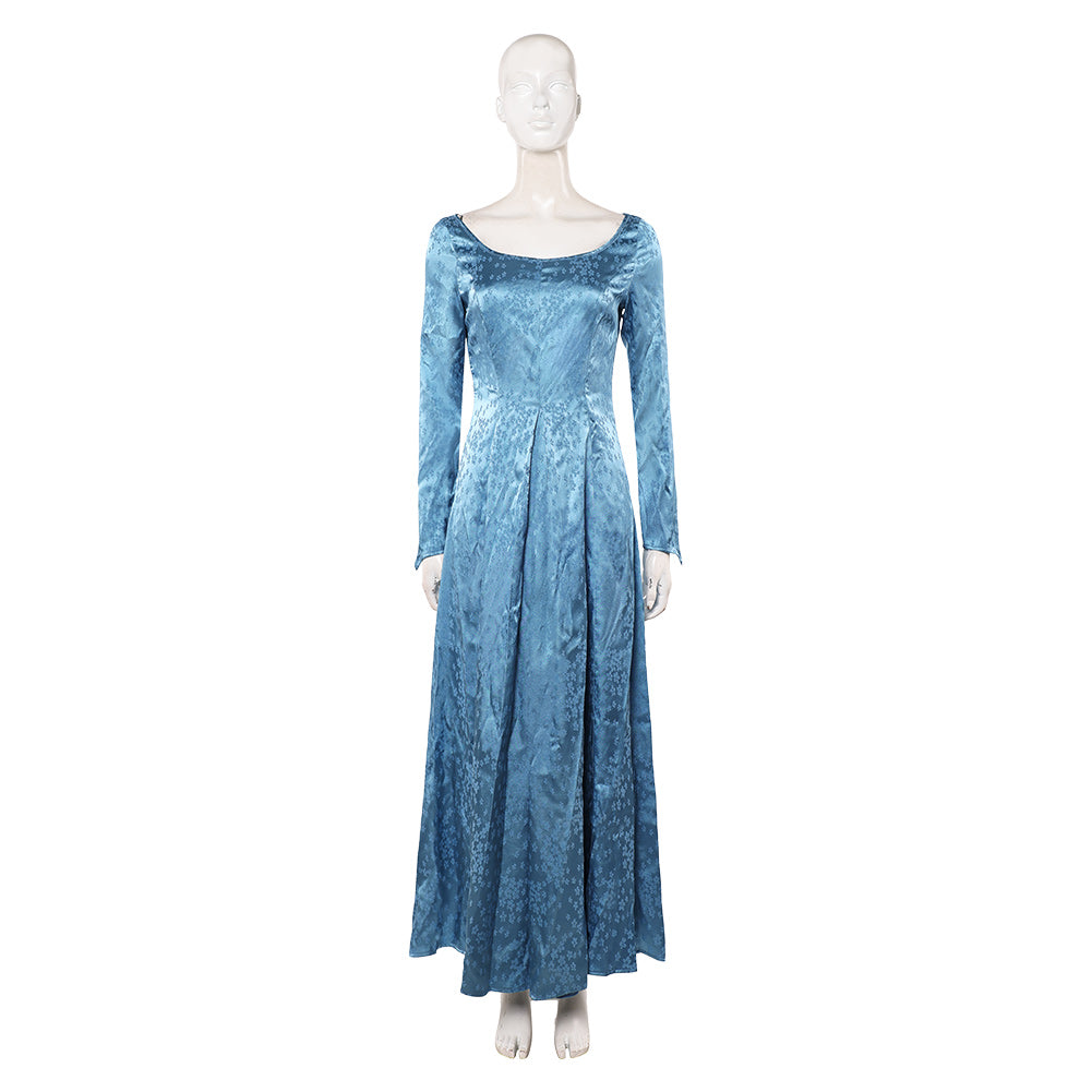 Alicent Hightower blau Kleid House of the Dragon Queen Alicent Cosplay Outfit