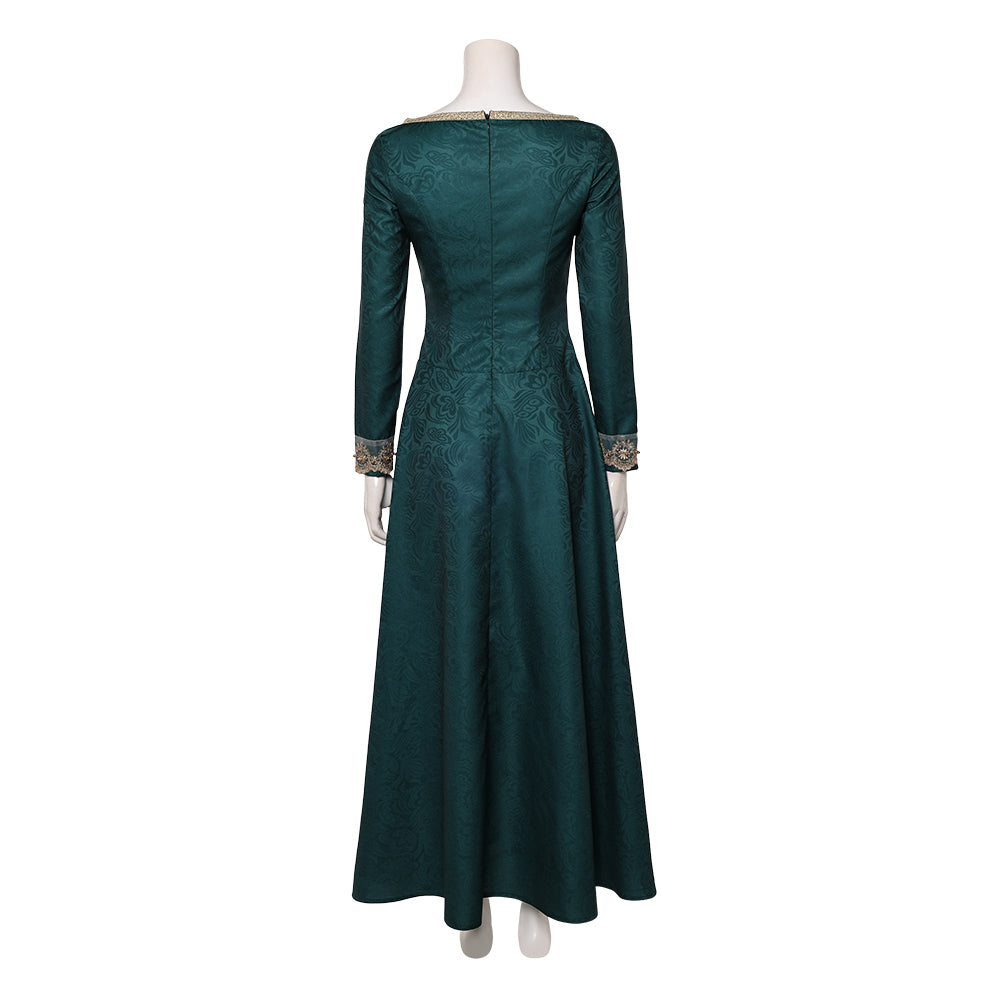 Alicent Hightower grün Kleid House of the Dragon 2026 Alicent Cosplay Kostüm