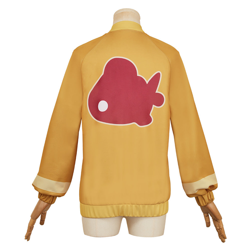 Amate Yuzuriha gelb Jacke Mobile Suit Gundam GQuuuuuuX Machu Cosplay Outfits