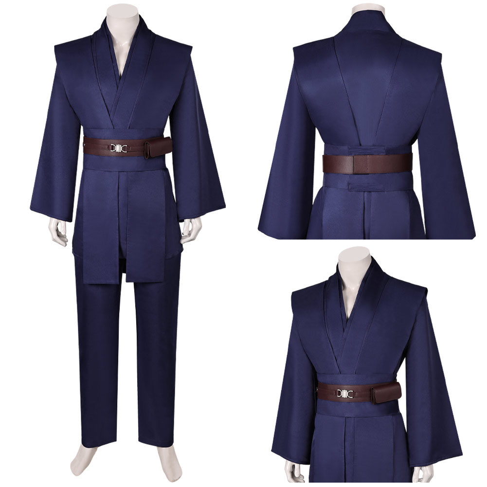 Anakin Skywalker Cosplay Kostüm Blau Version Ohne Umhang