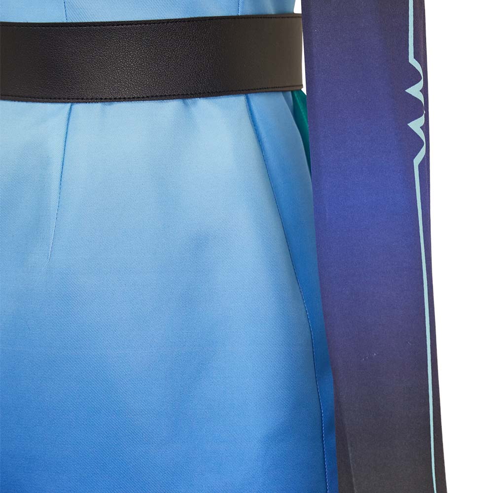 Angel Dust blau Outfit Hazbin Hotel Anthony Cosplay Kostüm Set