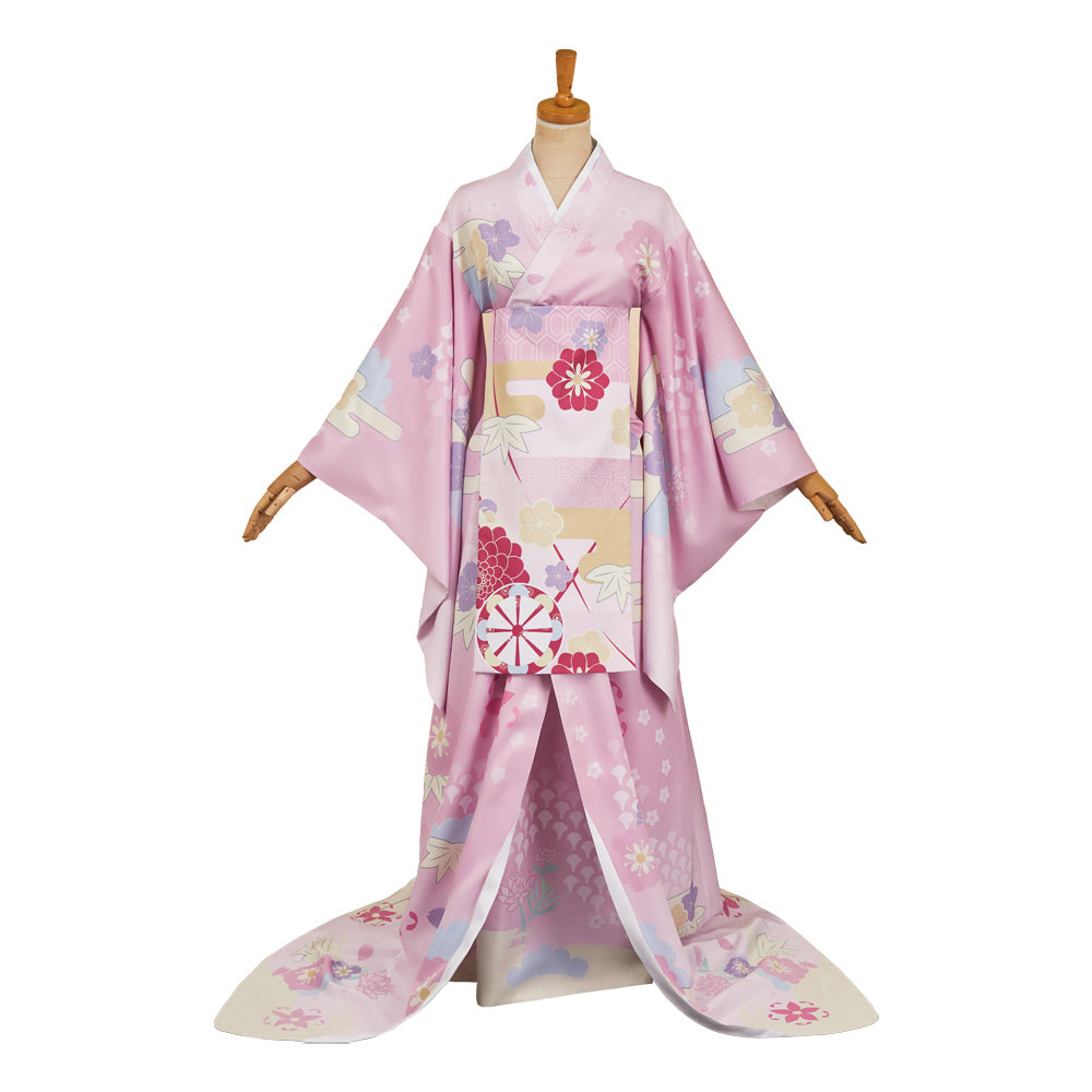 Angel Dust rosa Kimono Hazbin Hotel 2025 Angel Cosplay Kostüm