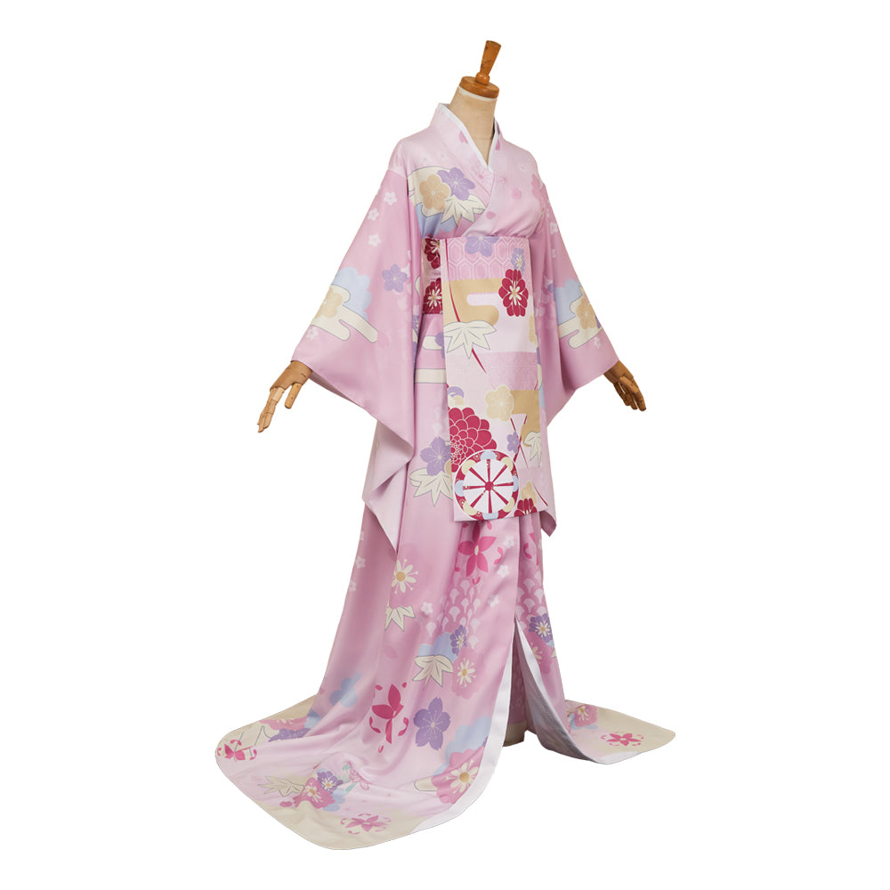 Angel Dust rosa Kimono Hazbin Hotel 2025 Angel Cosplay Kostüm