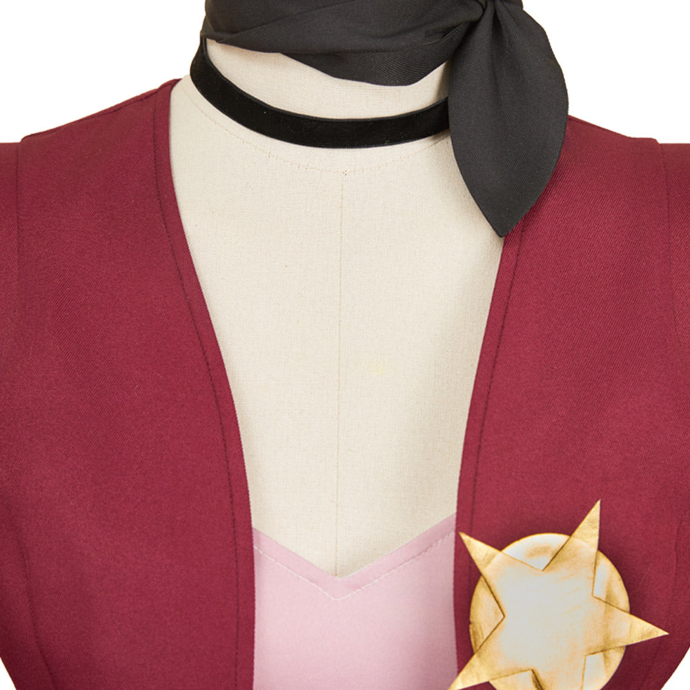 Angel Dust weinrot Kostüm Set Hazbin Hotel 2 Angel Cosplay Kostüm