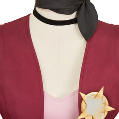 Angel Dust weinrot Kostüm Set Hazbin Hotel 2 Angel Cosplay Kostüm