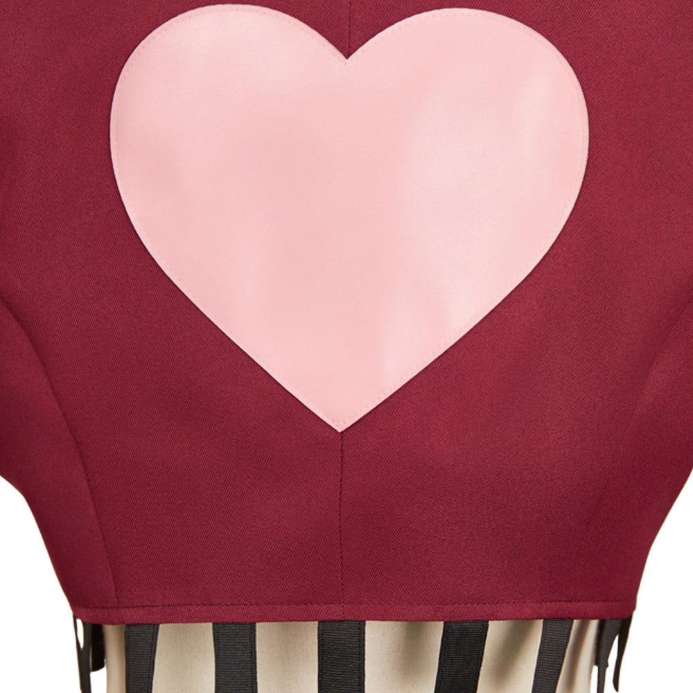 Angel Dust weinrot Kostüm Set Hazbin Hotel 2 Angel Cosplay Kostüm