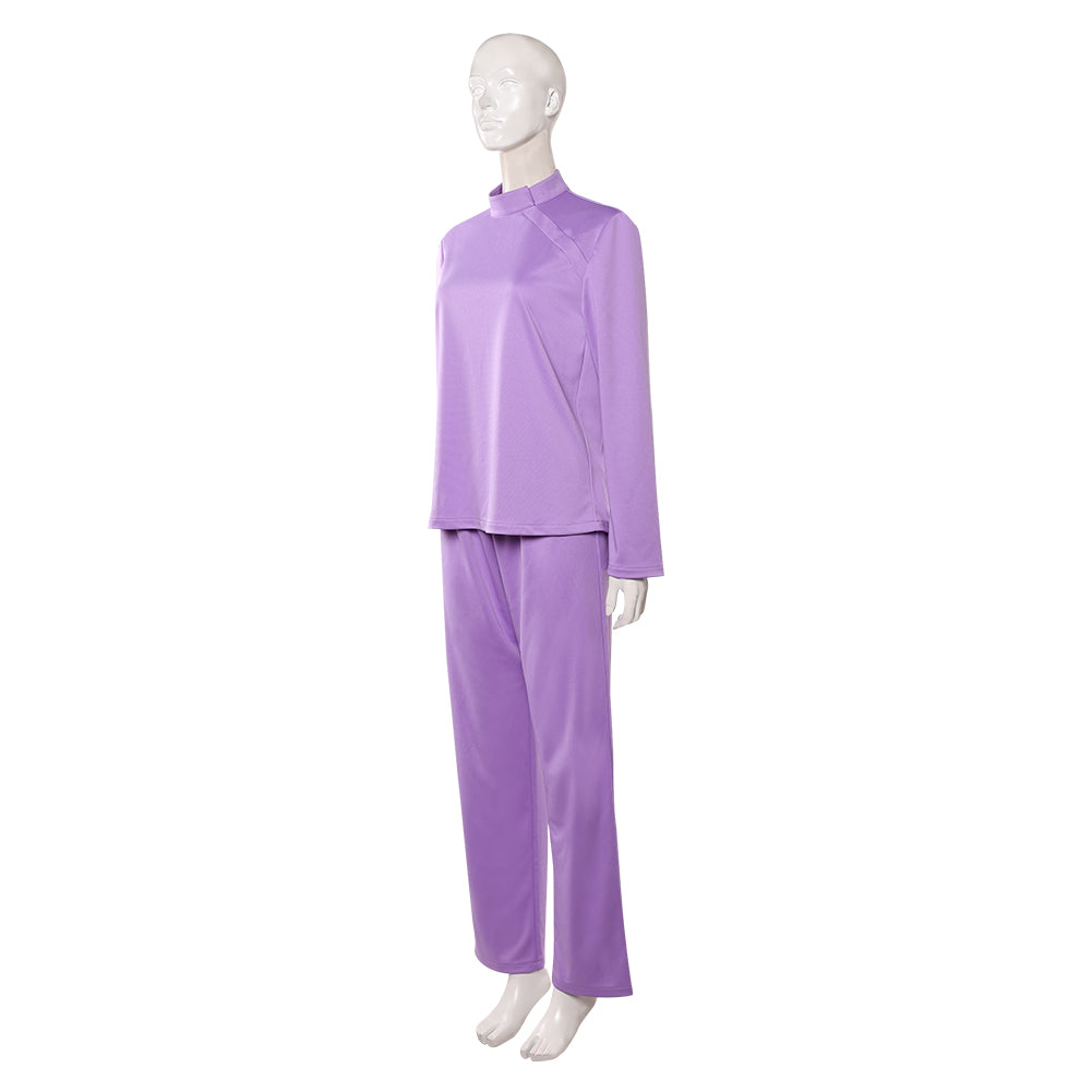 Ann Droid 2026 Linda lila Kleid Cosplay Outfit
