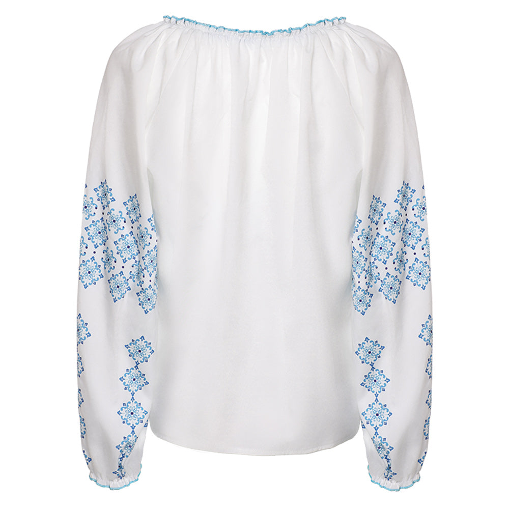 Anni-Frid Synni Lyngstad Retro Style ABBA weiß Shirt Cosplay Outfits