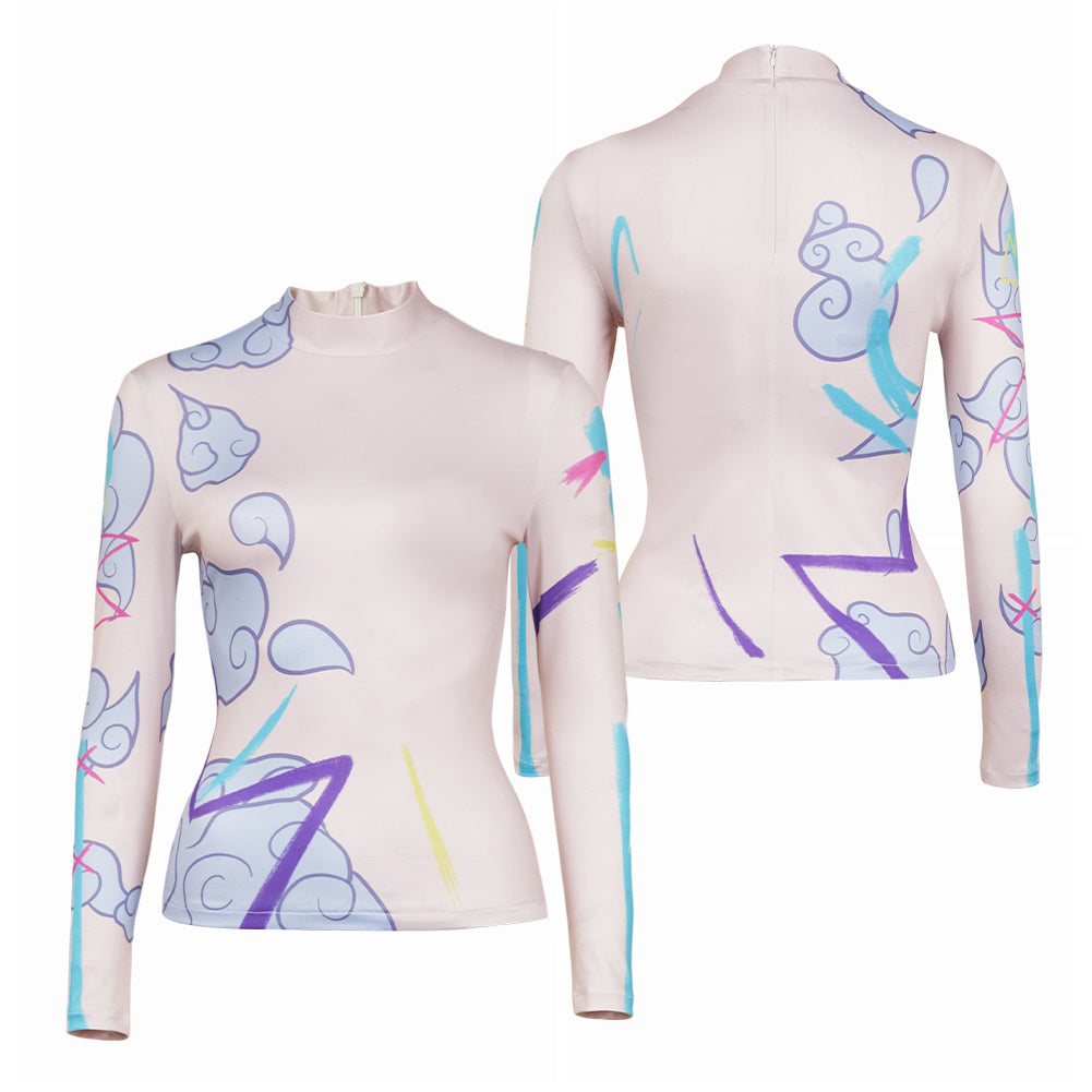 Arcane: League of Legends Jinx Shirt Cosplay Outfits