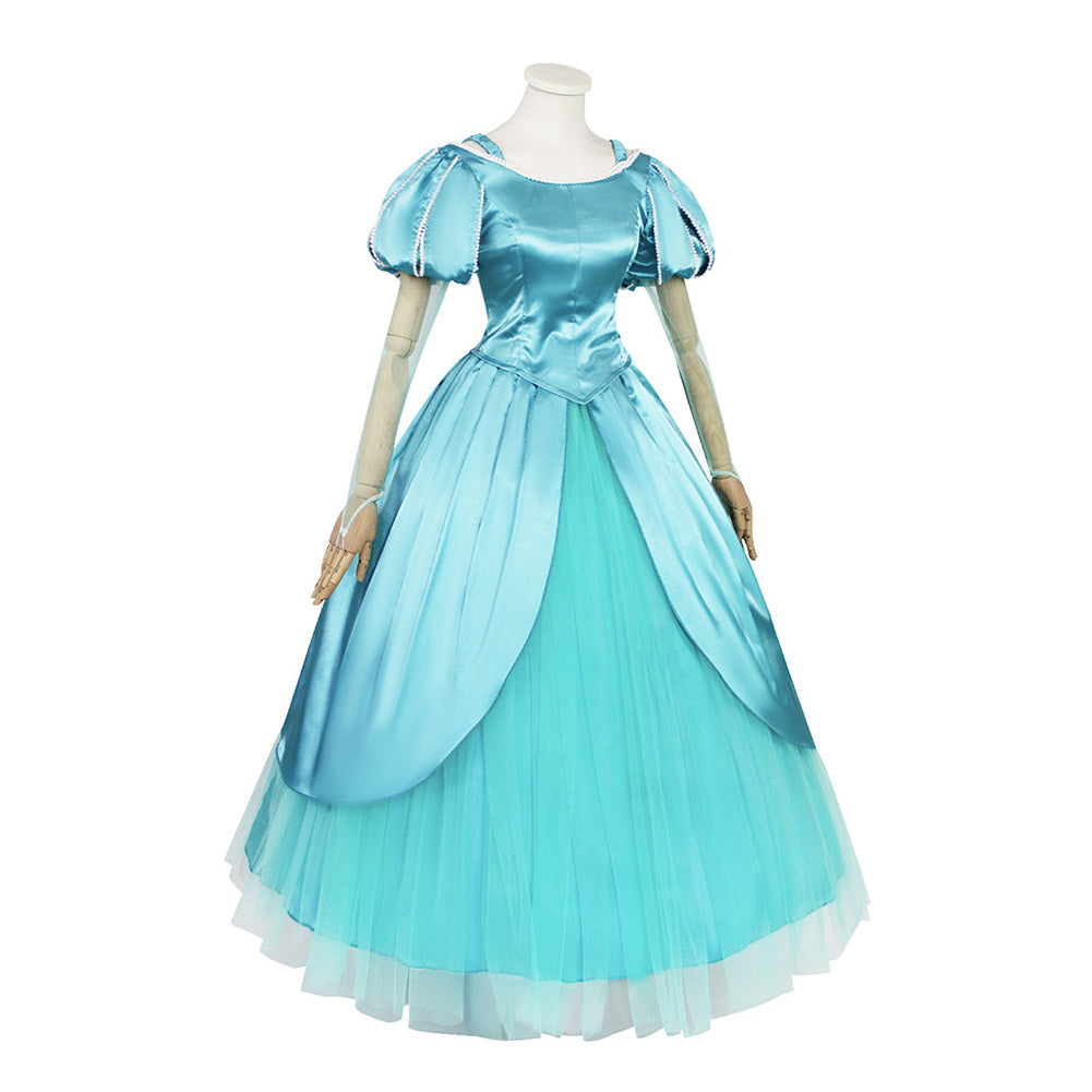 Arielle blau Kleid die Meerjungfrau The Little Mermaid Ariel Cosplay Kostüm