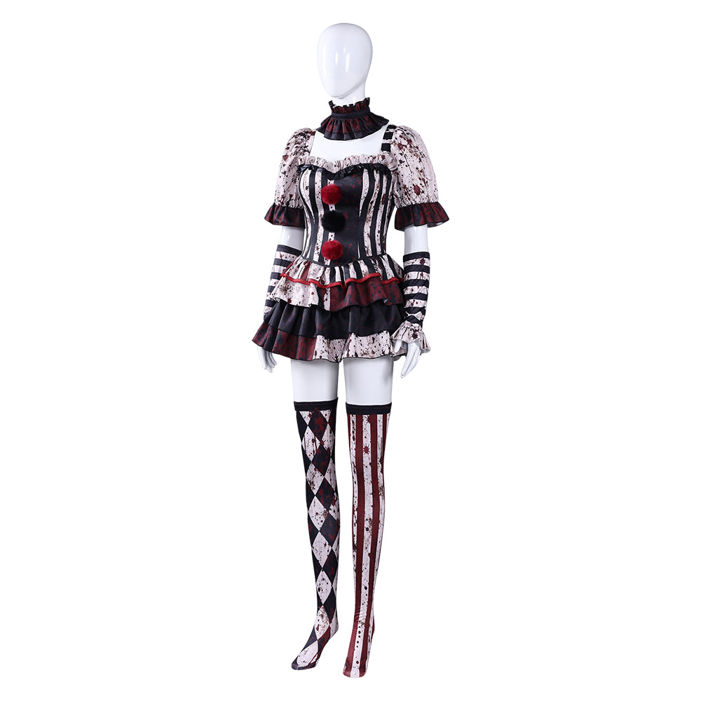 Art The Clown Terrifier Kostüm Set Terrifier Art The Clown Cosplay Outfit