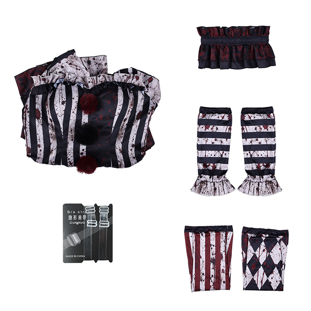 Art The Clown Terrifier Kostüm Set Terrifier Art The Clown Cosplay Outfit