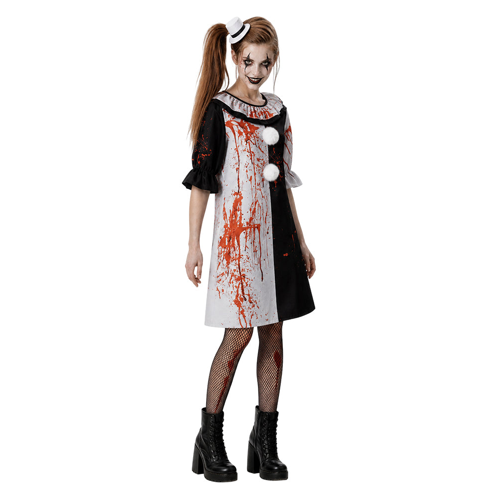 Art The Clown​ Kostüm Set Kleid Terrifier Art The Clown Cosplay Outfit Crossplay