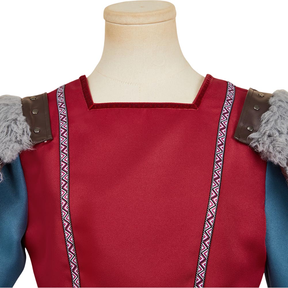 Astrid Outfits Drachenzähmen leicht gemacht Astrid Hofferson rot Kostüm Set