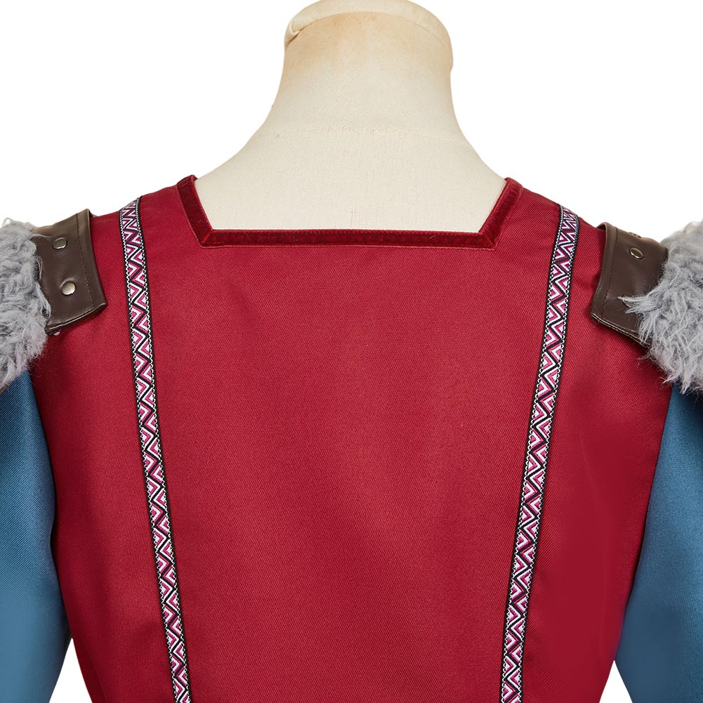 Astrid Outfits Drachenzähmen leicht gemacht Astrid Hofferson rot Kostüm Set