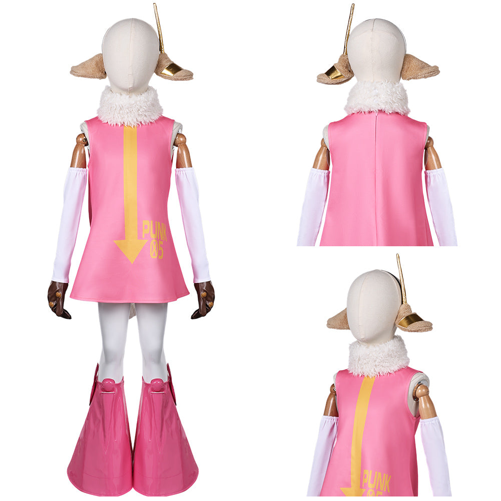 Kinder One Piece Vegapunk/Atlas Cosplay Kostüm Set