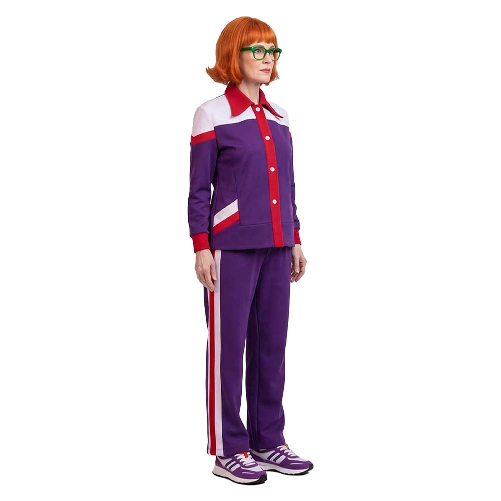 Aunt Gladys lila Sportbekleidung Weapons Gladys Cosplay Kostüm