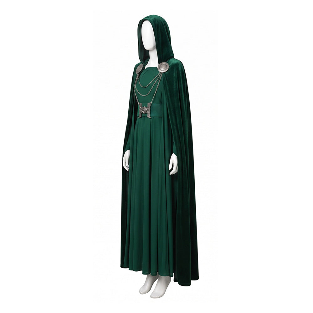 Avengers: Doomsday 2026 Latverian Witch grün Kostüm Set