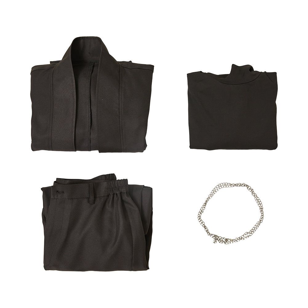 Baby Saja KPop Demon Hunters Schwarz Kostüm Set Cosplay Outfits