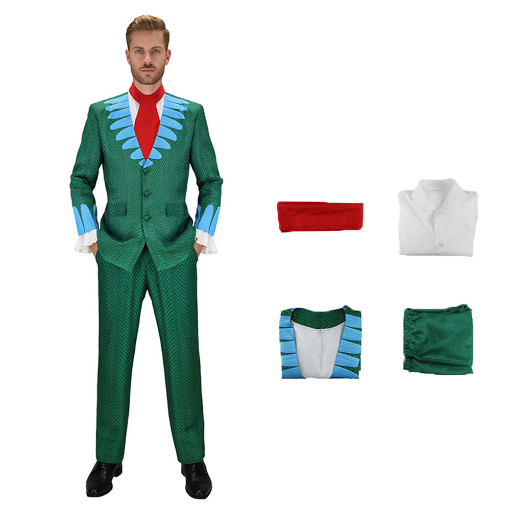 Baroque Works grün Anzug One Piece Baroque Cosplay Outfit