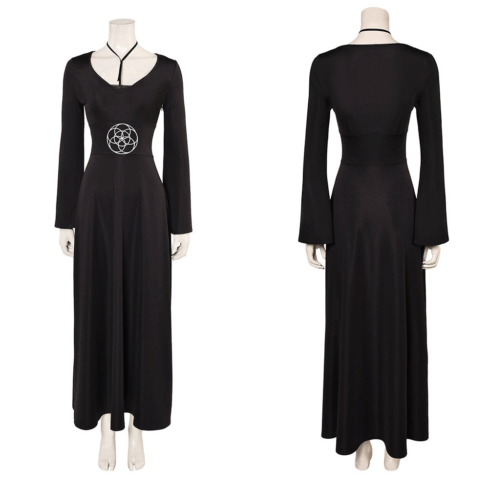 Beetlejuice 2 Lydia Deetz schwarz Kostüm Set Cosplay Outfits