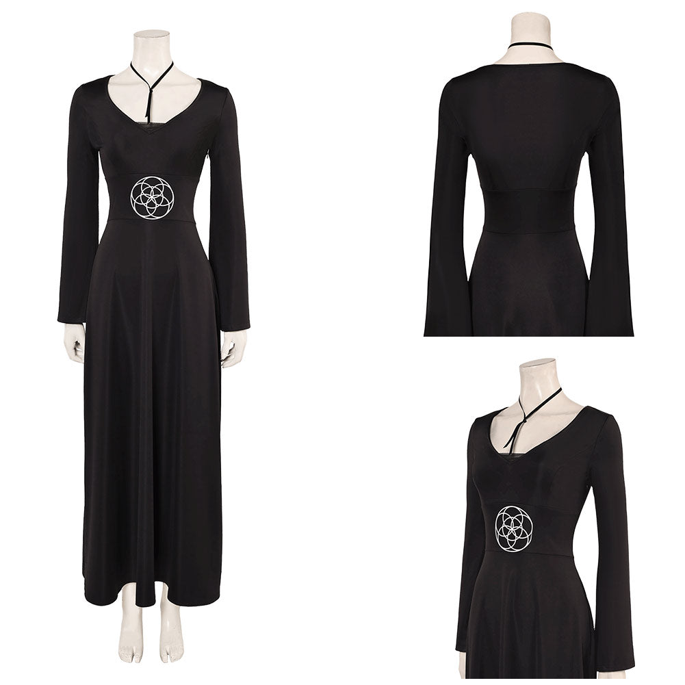 Beetlejuice 2 Lydia Deetz schwarz Kostüm Set Cosplay Outfits