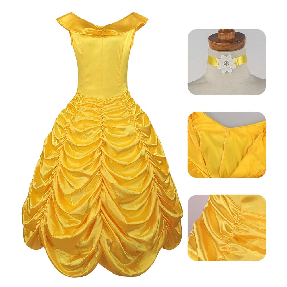 Belle Kostüm Set Beauty and the Beast Belle Cosplay Outfit
