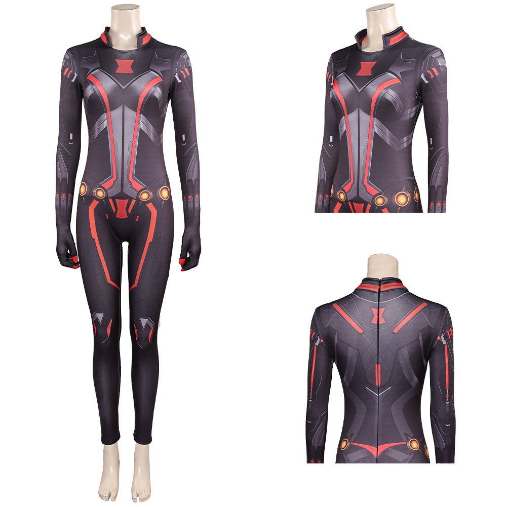 Black Widow Natasha Romanoff Jumpsuit Cosplay Outfits