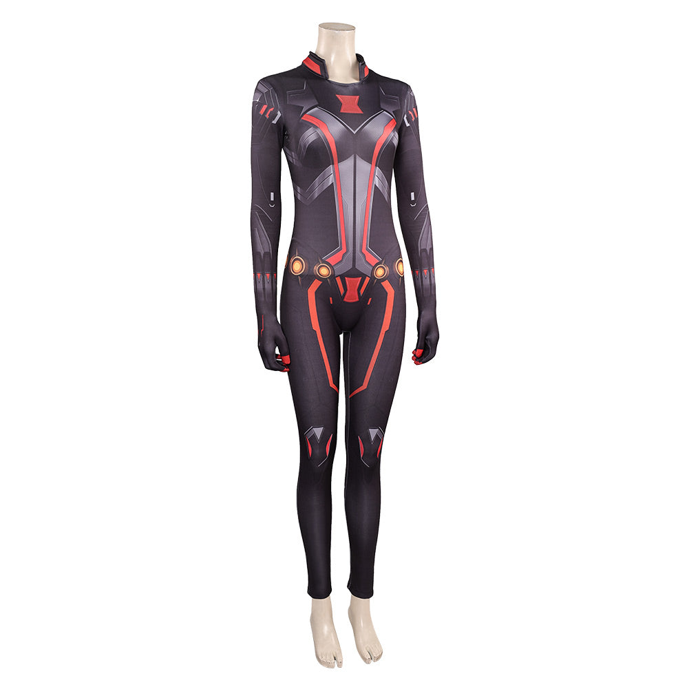 Black Widow Natasha Romanoff Jumpsuit Cosplay Outfits