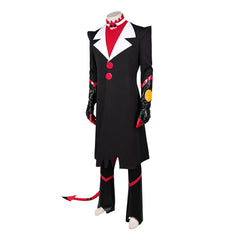 Blitzo schwarz Kostüm Set Helluva Boss Blitz Cosplay Outfit