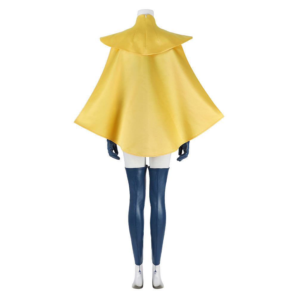 Blonde Blazer Jumpsuit Dispatch Mandy Cosplay Outfit