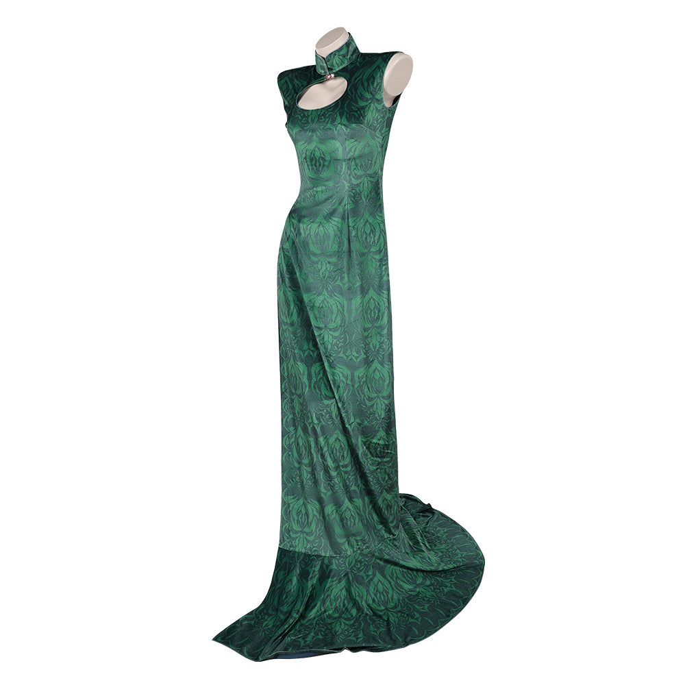 Boa Hancock grün Cheongsam One Piece Heroines Boa Hancock Cosplay Kostüm